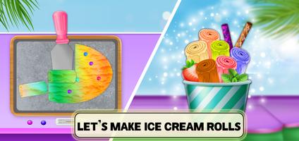 Colorful Ice Cream Roll Maker poster
