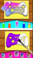 Juegos de pintura con controla Poster
