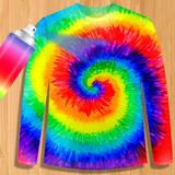 Maquilleuse de robe tie-dye