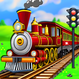Jueg construción estacion tren icono