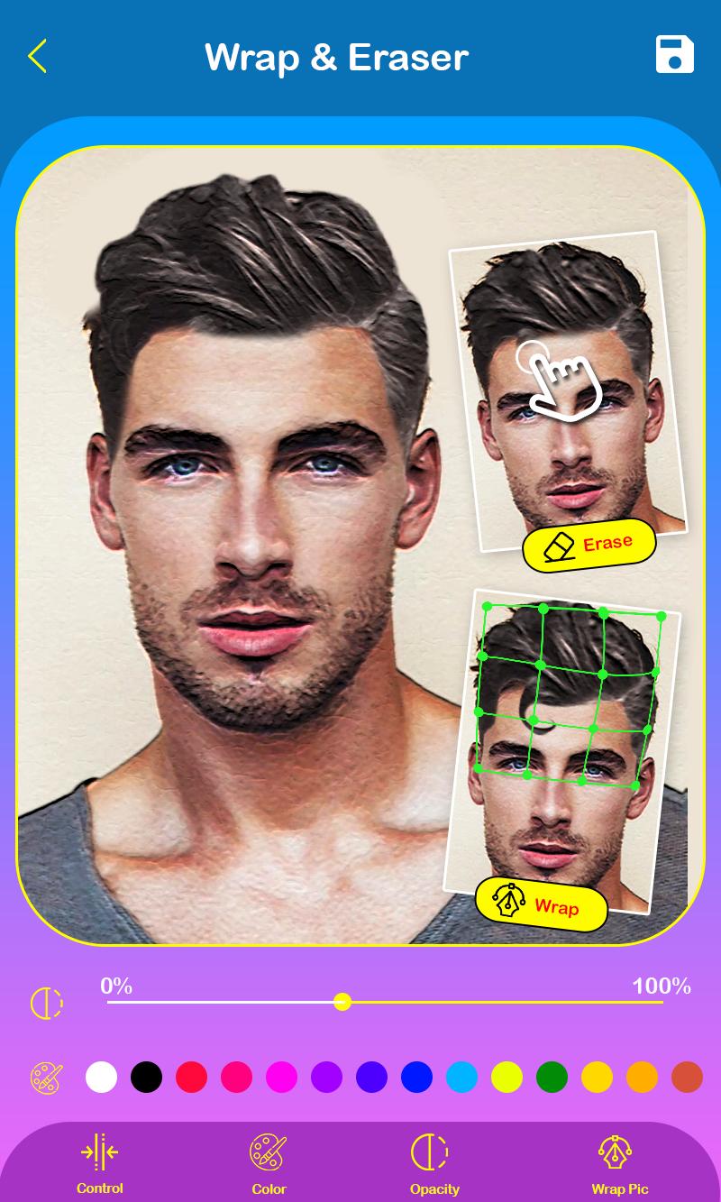 Men Haircuts Photo Editor : Wrap & Erase APK for Android Download