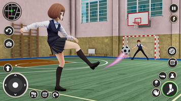 High School Simulator Game 3D پوسٹر