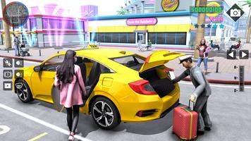 US City Taxi Driving Simulator Ekran Görüntüsü 1