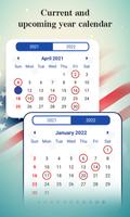 USA Holidays Calendar 2022/23 capture d'écran 1