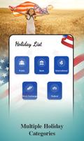 USA Holidays Calendar 2022/23 capture d'écran 3