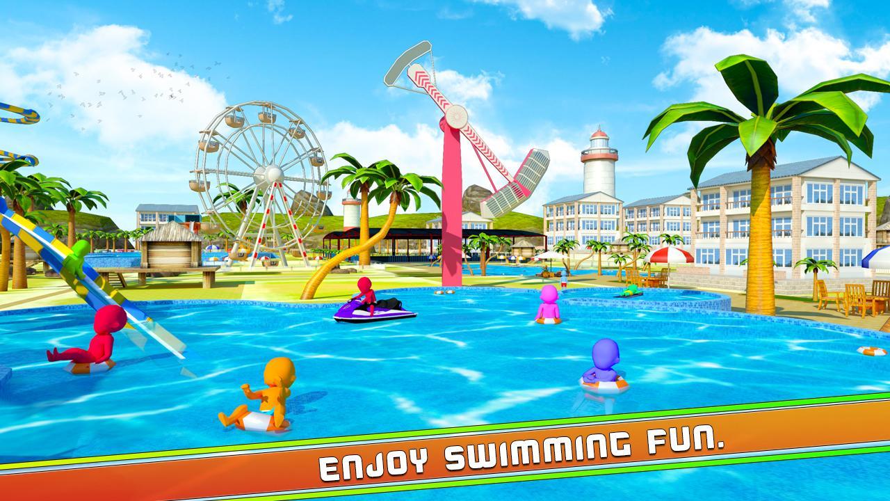 Aqua Park Water Park Games For Android Apk Download - water park game on roblox