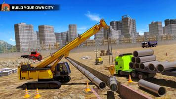 Excavator sim destroying games اسکرین شاٹ 2