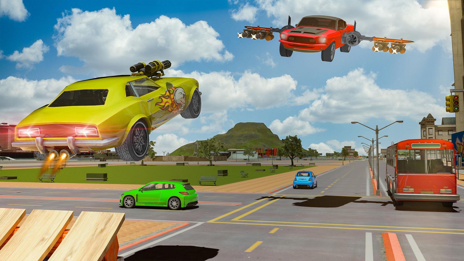 Машины игра где есть люди. Гонки на летающих машинах. Игры с летающими машинами. Гонки на летающих автомобилях андроид. Летающий автомобиль симулятор.