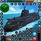 Submarine Navy Warships battle ikon