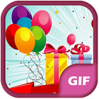 Birthday Gif Stickers biểu tượng