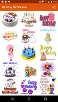 Birthday Gif Stickers ảnh chụp màn hình 3