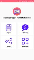 9 Class Maths Important Questions (FBISE) - 2020 الملصق