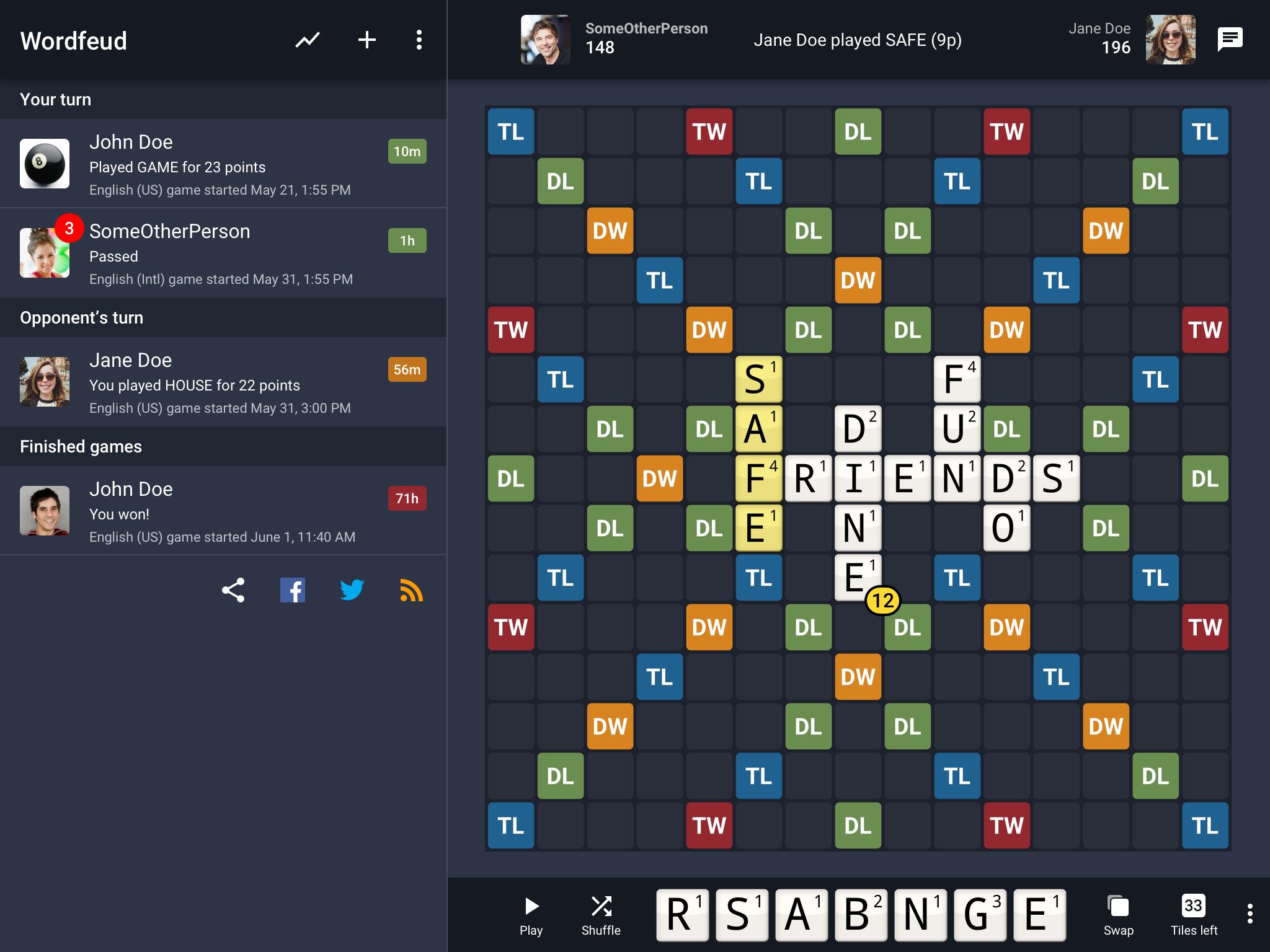 Wordfeud Free for Android APK Download