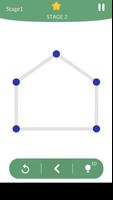 one stroke draw - 一筆描きパズルゲーム تصوير الشاشة 1