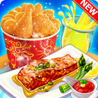 Sea Food Cooking Game- Tiny Chef Fish Burger Shop icône