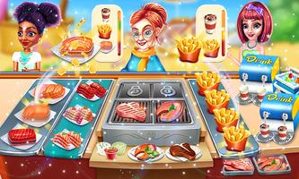 Sea Food Cooking Game- Tiny Chef Fish Burger Shop screenshot 1