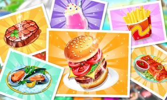 Sea Food Cooking Game- Tiny Chef Fish Burger Shop capture d'écran 3