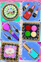 Makeup Cookies Game- Makeup Cosmetic Cake box game capture d'écran 1