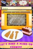 Makeup Cookies Game- Makeup Cosmetic Cake box game screenshot 2