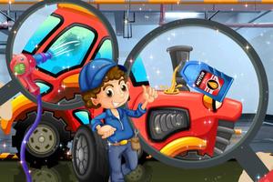 Kids Truck Wash Service-Mechanic Workshop Garage capture d'écran 1