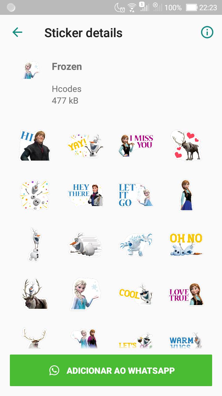 Wastickerapps Frozen Stickers For Whatsapp For Android Apk