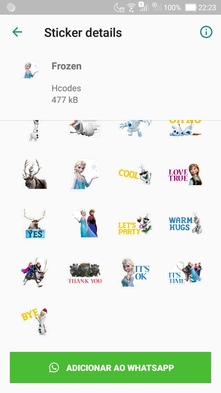 Wastickerapps Frozen Stickers For Whatsapp For Android Apk