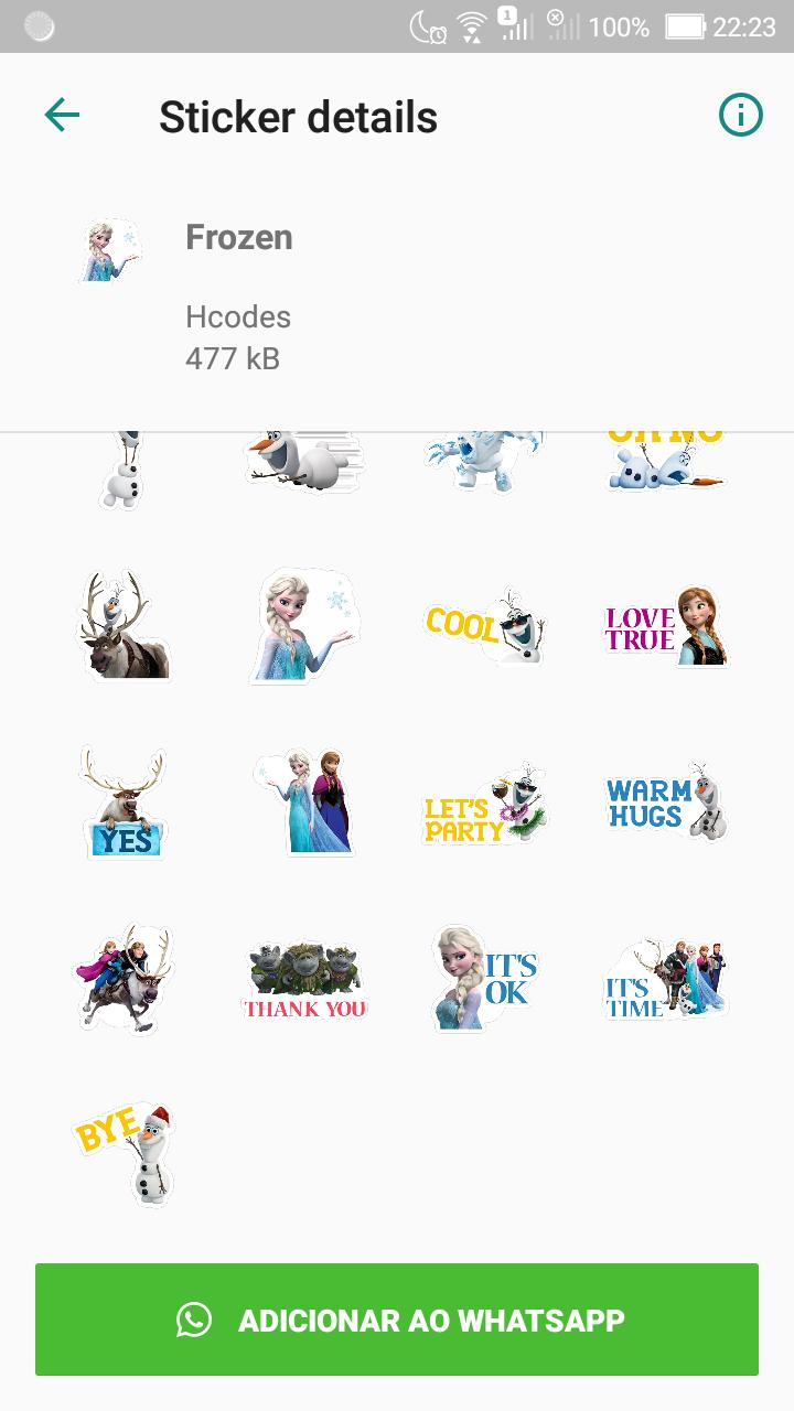 Android용 WAStickerApps - Frozen Stickers for WhatsApp APK 다운로드