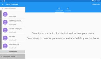 HCSS TimeClock captura de pantalla 1