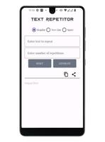 Text Repeater تصوير الشاشة 1