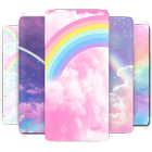 Fond d'écran arc-en-ciel icône