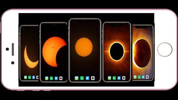 Solar & Moon Eclipse Wallpaper Affiche