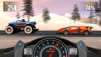 Ice Road Death Car Rally: Car  تصوير الشاشة 3