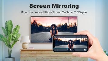 Screen Mirroring with TV - Mobile Connect to TV Affiche