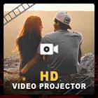 HD Video Projector Simulator - Mobile Projector icône