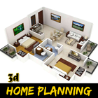 3D Home design icono