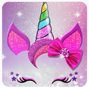 Fonds d'écran mignon fille licorne APK