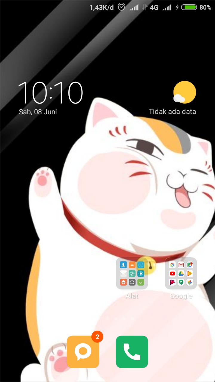 Anime Kartun  Lucu Kucing Wallpaper Gambar  Keren  