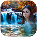 Şelale fotoğraf çerçeveleri HD Fotoğraf Editörü simgesi