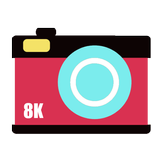8K camera - pro hd with filters Zeichen