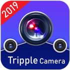 Triple Camera | 48 HD-X DSLR Camera 2020 আইকন