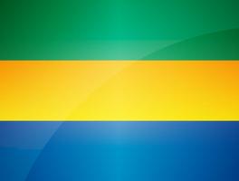Gabon Flag Wallpaper capture d'écran 3
