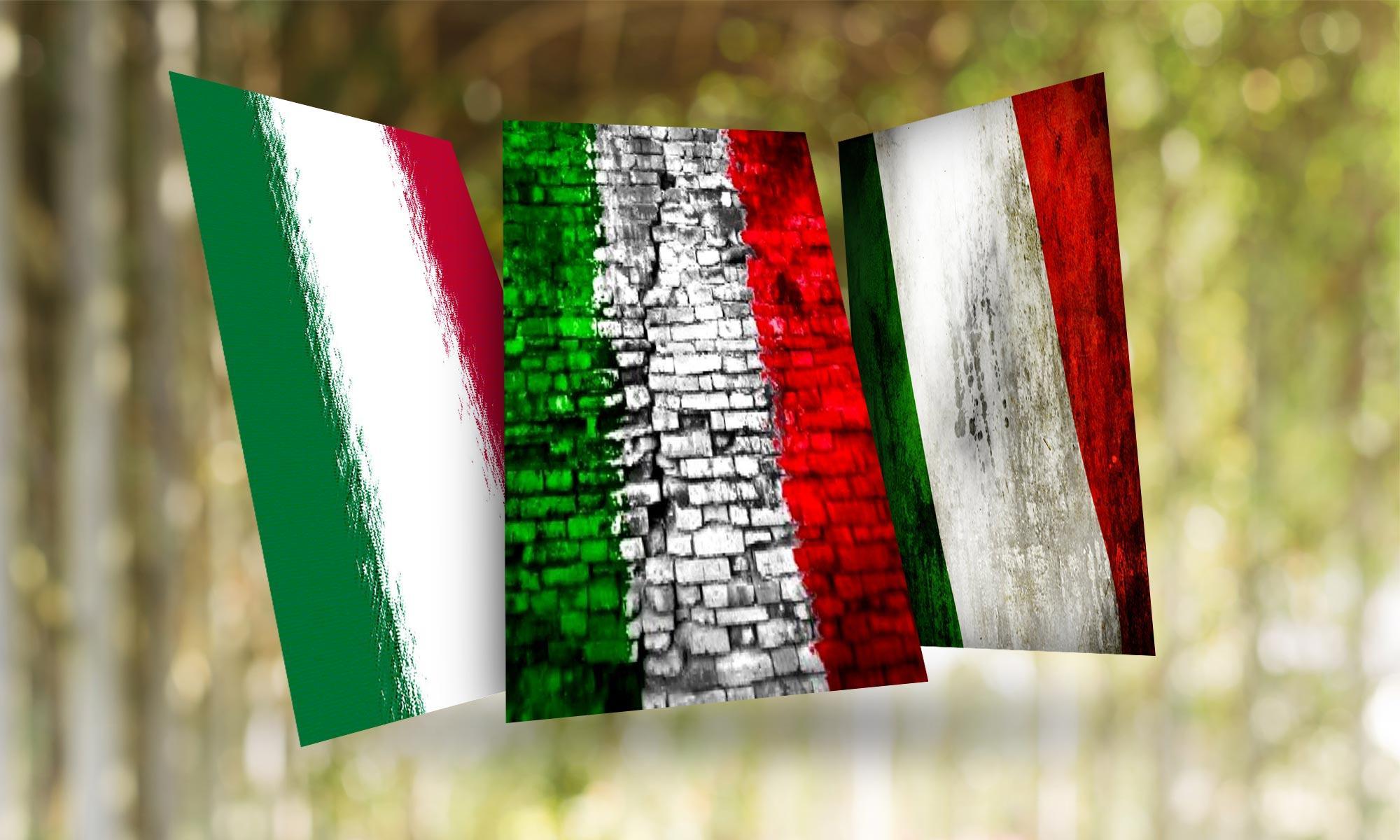 Italy Flag Wallpaper 海 報.