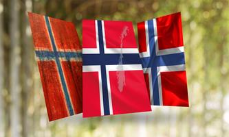 Norway Flag पोस्टर