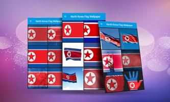 North Korea Flag Wallpaper 스크린샷 2