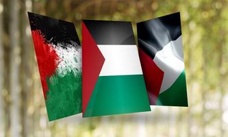 Palestine Flag โปสเตอร์