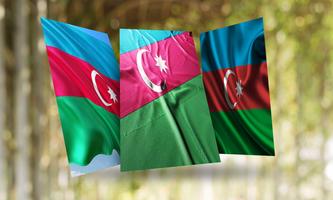 Azerbaijan Flag Affiche