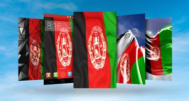 Afghanistan Flag Plakat