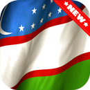 Uzbekistan Flag Wallpaper aplikacja
