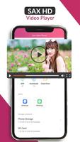 SAX (Smart And eXcellent) Video Player plakat