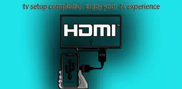 hdmi usb connector mobile screen cast mirroring tv